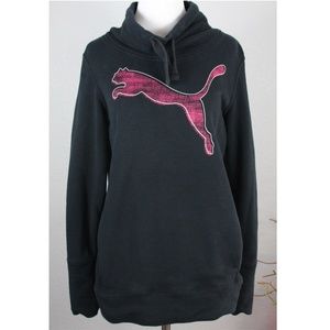 Puma Women's pullover cowl neck sweatshirt EUC